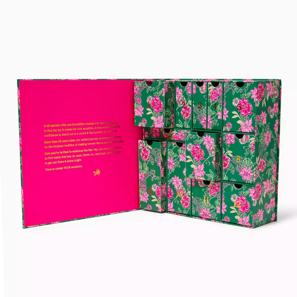 Lilly Pulitzer 12 Days of Lilly Countdown Box - Picture 2 of 4
